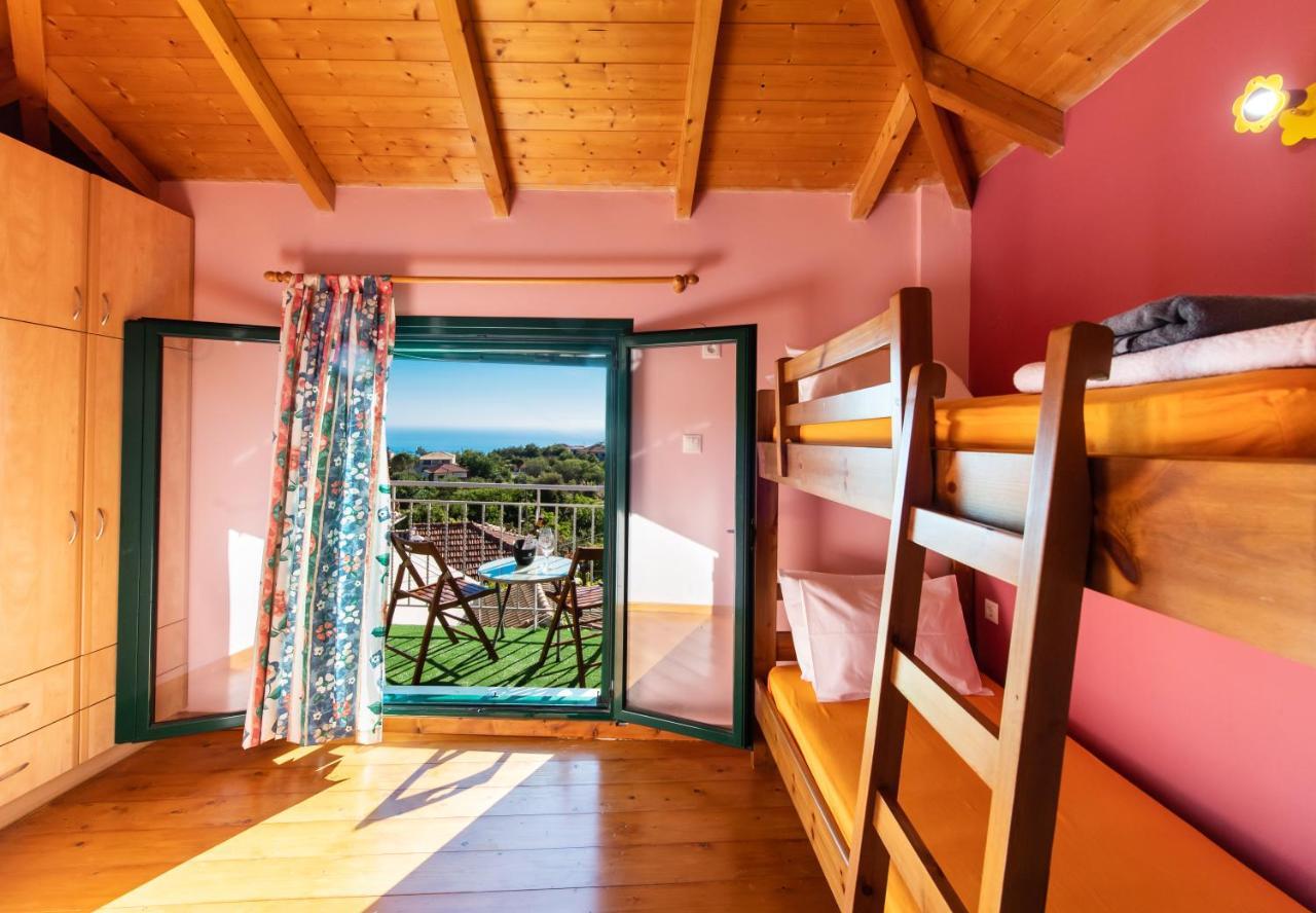 Lefkada Sunset House Villa Kalamítsi Exteriör bild